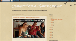 Desktop Screenshot of conjuntoritmoysaborcriollo.com